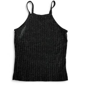 Y2K Black‎ sparkly tank top